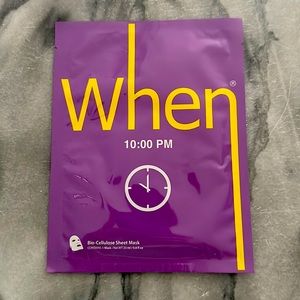 NEW When - Biocellulose Mask 10:00 PM